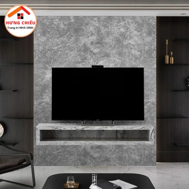 Giấy Dán Tường Xi Măng Chống Thấm 45x10m Có Keo - Dễ Dán, Siêu Đẹp Giá 64k 10