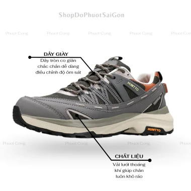 Giày Leo Núi Chống Nước HUMTTO Nam Nữ - Trekking, Du Lịch Dã Ngoại Giá Cực Sốc 1299000đ 3