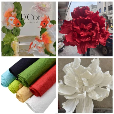 Giấy Nhăn Khổng Lồ 155x85cm Trang Trí Đám Cưới Sự Kiện DIY Giá Rẻ 55.000Đ 2 Giấy Nhăn Khổng Lồ 155x85cm Trang Trí Đám Cưới Sự Kiện DIY Giá Rẻ 55.000Đ 2
