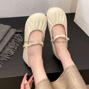 Giày Nữ Mary Jane 10% Off - Dây Đeo Đơn Giản, Đế Mềm Kiểu Pháp 2025 Giá 75k 4