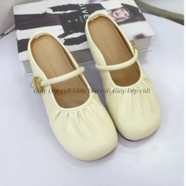 Giày Nữ Mary Jane 10% Off - Dây Đeo Đơn Giản, Đế Mềm Kiểu Pháp 2025 Giá 75k 8