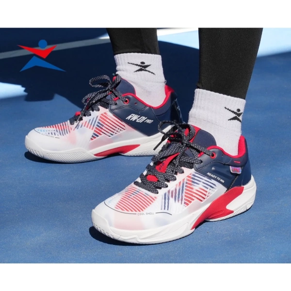 Giày Pickleball Bendu LEO VI + Lefus L023: Đánh giá chất liệu thoáng khí và độ bám sân