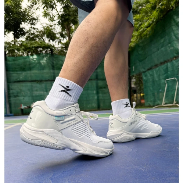 Hình ảnh sản phẩm Giày Pickleball Bendu LEO VI + lefus L023 êm chân thoáng khí bám sân - Giá 599k