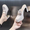 Giày Sandal Nữ Cao Gót Hàn Quốc Cover-Toe Siêu Cao Cấp Giá Rẻ 410680đ 2