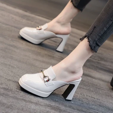 Giày Sandal Nữ Cao Gót Hàn Quốc Cover-Toe Siêu Cao Cấp Giá Rẻ 410680đ 4
