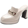 Giày Sandal Nữ Cao Gót Hàn Quốc Cover-Toe Siêu Cao Cấp Giá Rẻ 410680đ 7