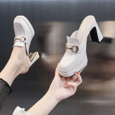 Giày Sandal Nữ Cao Gót Hàn Quốc Cover-Toe Siêu Cao Cấp Giá Rẻ 410680đ 8