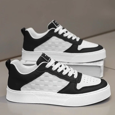 Giày Sneaker Nam BT88 Viền Kẻ Ô Vuông - Thể Thao Thời Trang, Giá chỉ 155.500đ