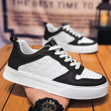 Giày Sneaker Nam BT88 Viền Kẻ Ô Vuông - Thể Thao Thời Trang, Giá chỉ 155.500đ