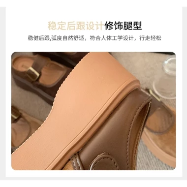 Giày Sục Nữ Hàn Quốc Retro Mũi Tròn Đế Cao Phong Cách Mới DU42 Giá Cực Sỉ 130500đ 3 Giày Sục Nữ Hàn Quốc Retro Mũi Tròn Đế Cao Phong Cách Mới DU42 Giá Cực Sỉ 130500đ 3