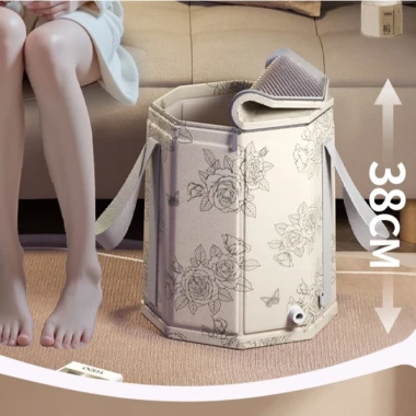 Giỏ Ngâm Chân Túi Vải Chống Rò Rỉ, Cách Nhiệt Dễ Gấp Gọn, Giữ Nhiệt và Vệ Sinh 6 Giỏ Ngâm Chân Túi Vải Chống Rò Rỉ, Cách Nhiệt Dễ Gấp Gọn, Giữ Nhiệt và Vệ Sinh 6