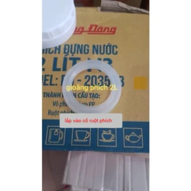 Gioăng cổ ruột phích Rạng Đông 2L, 3.2L - Chất lượng cao, Giá chỉ 14000đ! 2 Gioăng cổ ruột phích Rạng Đông 2L, 3.2L - Chất lượng cao, Giá chỉ 14000đ! 2