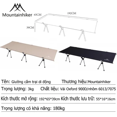 Giường Gấp Cắm Trại Ngoài Trời SZK290 - Dã Ngoại, Du Lịch, Giá Tốt 1.419.000đ 10