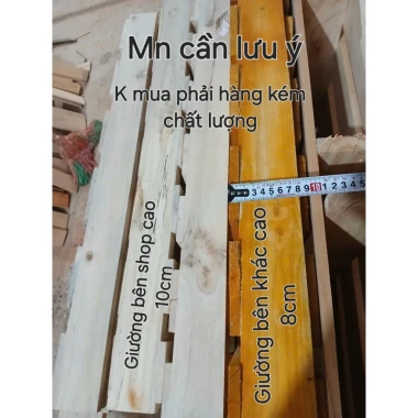 Giường Pallet Gỗ Tự Nhiên Hà Nội Giá Rẻ 395k - Không Mắt Đen Lỗ Đinh 4 Giường Pallet Gỗ Tự Nhiên Hà Nội Giá Rẻ 395k - Không Mắt Đen Lỗ Đinh 4