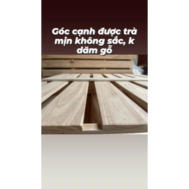 Giường Pallet Gỗ Tự Nhiên Hà Nội Giá Rẻ 395k - Không Mắt Đen Lỗ Đinh 6 Giường Pallet Gỗ Tự Nhiên Hà Nội Giá Rẻ 395k - Không Mắt Đen Lỗ Đinh 6