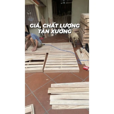 Giường Pallet Gỗ Tự Nhiên Hà Nội Giá Rẻ 395k - Không Mắt Đen Lỗ Đinh 13 Giường Pallet Gỗ Tự Nhiên Hà Nội Giá Rẻ 395k - Không Mắt Đen Lỗ Đinh 13