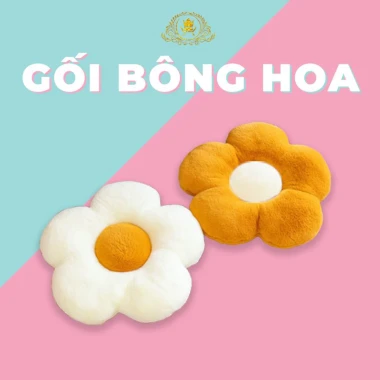 Gối hoa hướng dương bông gòn , đàn hồi tốt trang trí decor phòng 30x30cm 2 Gối hoa hướng dương bông gòn , đàn hồi tốt trang trí decor phòng 30x30cm 2