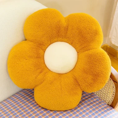Gối hoa hướng dương bông gòn , đàn hồi tốt trang trí decor phòng 30x30cm 5 Gối hoa hướng dương bông gòn , đàn hồi tốt trang trí decor phòng 30x30cm 5