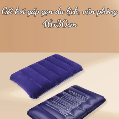 Gối Hơi Gấp Gọn Du Lịch Văn Phòng GIGAHOMEVN Giá Rẻ 26900đ - Gối Cao Cấp Cho Dã Ngoại 2