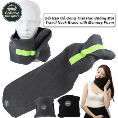 Gối Nẹp Cổ Du Lịch Memory Foam Ergonomic - Ngủ Tư Thế Chuẩn, Giá Sale 289750đ 2 Gối Nẹp Cổ Du Lịch Memory Foam Ergonomic - Ngủ Tư Thế Chuẩn, Giá Sale 289750đ 2