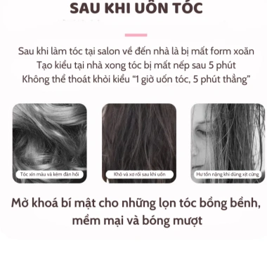 Gôm mềm keo xịt giữ nếp tóc nữ và keo bọt tạo kiểu tóc xoăn nam 420ml-450ml - Chính hãng 69k