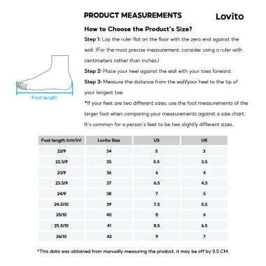 Gót Trong Suốt Tinh Tế Lovito LR20E020 - Giảm 20% Chỉ Còn 259200đ 8