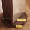 Gương đứng xoay 360° tích hợp kệ đựng đồ Greenco Furniture, gương toàn thân di động, gương soi kiêm kệ decor hiện đại 3