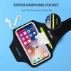 Haissky Túi Đựng Điện Thoại Có Khóa Kéo Đeo Cánh Tay Cho iphone 15 14 13 12 11 pro max samsung s23 ultra xiaomi hauwei oppo vivo 5