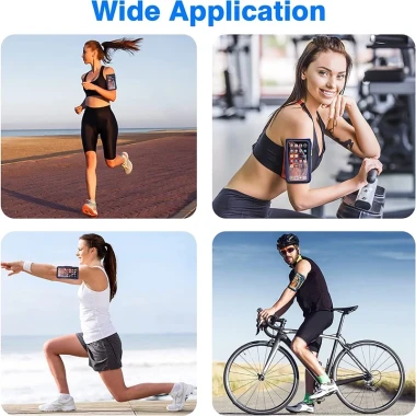 Haissky Túi Đựng Điện Thoại Có Khóa Kéo Đeo Cánh Tay Cho iphone 15 14 13 12 11 pro max samsung s23 ultra xiaomi hauwei oppo vivo 9