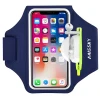 Haissky Túi Đựng Điện Thoại Có Khóa Kéo Đeo Cánh Tay Cho iphone 15 14 13 12 11 pro max samsung s23 ultra xiaomi hauwei oppo vivo 10