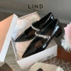 Hàng sẵn Giày bệt 3p Đính đá Quai ngang Sang chảnh Misa G212 - Giá chỉ 510.000 - LinD Shoes & Sandal 6