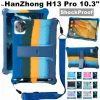 HanZhong H13 Pro 10.3 inch Android 2.024 Máy tính bảng PC mềm chống sốc lưng đứng màu trơn bảo vệ