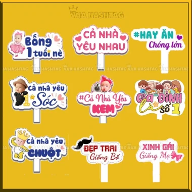 Hashtag Sinh Nhật Cho Bé Gái Bé Trai Cầm Tay - Giảm 8190 còn 6500 VND - Vua Hashtag 5 Hashtag Sinh Nhật Cho Bé Gái Bé Trai Cầm Tay - Giảm 8190 còn 6500 VND - Vua Hashtag 5