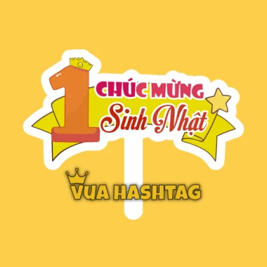Hashtag Sinh Nhật Cho Bé Gái Bé Trai Cầm Tay - Giảm 8190 còn 6500 VND - Vua Hashtag 21 Hashtag Sinh Nhật Cho Bé Gái Bé Trai Cầm Tay - Giảm 8190 còn 6500 VND - Vua Hashtag 21