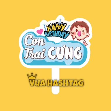 Hashtag Sinh Nhật Cho Bé Gái Bé Trai Cầm Tay - Giảm 8190 còn 6500 VND - Vua Hashtag 24 Hashtag Sinh Nhật Cho Bé Gái Bé Trai Cầm Tay - Giảm 8190 còn 6500 VND - Vua Hashtag 24
