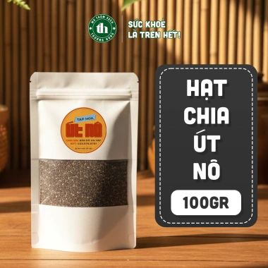 Hạt Chia Út Nô Trương Hùng 100g Nguyên Chất Tự Nhiên - Giảm Cân, Da Đẹp, Thanh Lọc Cơ Thể Hạt Chia Út Nô Trương Hùng 100g Nguyên Chất Tự Nhiên - Giảm Cân, Da Đẹp, Thanh Lọc Cơ Thể