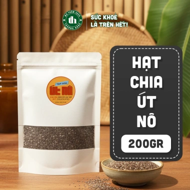 Hạt Chia Út Nô Trương Hùng 100g Nguyên Chất Tự Nhiên - Giảm Cân, Da Đẹp, Thanh Lọc Cơ Thể