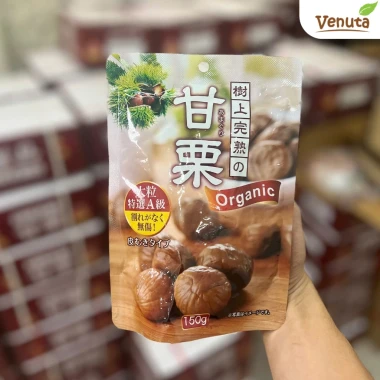 Hạt dẻ hấp tách vỏ Organic Venuta House 150g - Thơm ngon, giàu dinh dưỡng, giảm giá còn 80,000 VND