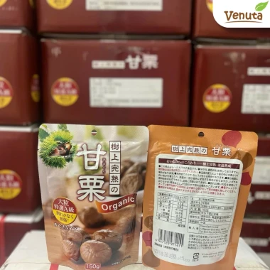 Hạt dẻ hấp tách vỏ Organic Venuta House 150g - Thơm ngon, giàu dinh dưỡng, giảm giá còn 80,000 VND
