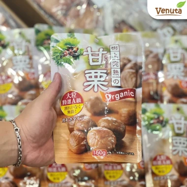 Hạt dẻ hấp tách vỏ Organic Venuta House 150g - Thơm ngon, giàu dinh dưỡng, giảm giá còn 80,000 VND