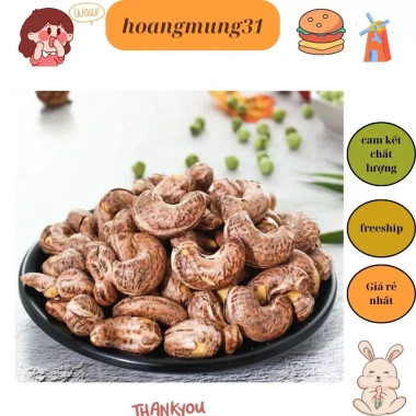 Hạt điều rang muối hạt lớn loại 1, giòn rụm không sâu, ưu đãi 135.600 VNĐ 1KG 2