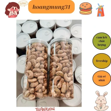 Hạt điều rang muối hạt lớn loại 1, giòn rụm không sâu, ưu đãi 135.600 VNĐ 1KG 4
