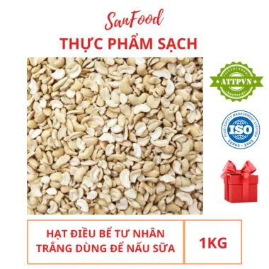Hạt Điều Vụn 6 Ly Sạch, Không Chất Bảo Quản, Nấu Sữa Tươi Mới - 1kg Giá Tốt 39000đ 4 Hạt Điều Vụn 6 Ly Sạch, Không Chất Bảo Quản, Nấu Sữa Tươi Mới - 1kg Giá Tốt 39000đ 4
