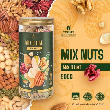 Hạt dinh dưỡng mix 8 loại Fonut 500g - Ngũ cốc cho bà bầu, mẹ bỉm tăng sữa, giá chỉ 319k 2
