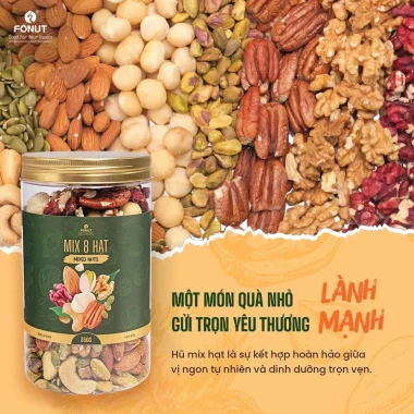 Hạt dinh dưỡng mix 8 loại Fonut 500g - Ngũ cốc cho bà bầu, mẹ bỉm tăng sữa, giá chỉ 319k 3