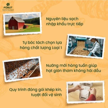 Hạt dinh dưỡng mix 8 loại Fonut 500g - Ngũ cốc cho bà bầu, mẹ bỉm tăng sữa, giá chỉ 319k 5