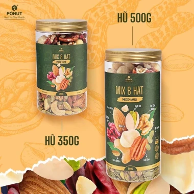 Hạt dinh dưỡng mix 8 loại Fonut 500g - Ngũ cốc cho bà bầu, mẹ bỉm tăng sữa, giá chỉ 319k 6