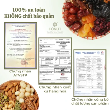 Hạt dinh dưỡng mix 8 loại Fonut 500g - Ngũ cốc cho bà bầu, mẹ bỉm tăng sữa, giá chỉ 319k 8