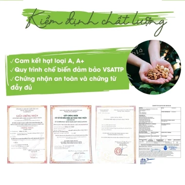 Hạt Macca ăn tết, sấy nứt vỏ, SẠCH, Đăk Lăk 250gr/500gr LOẠI 1 VỤ MỚI đạt VSATTP La'zen