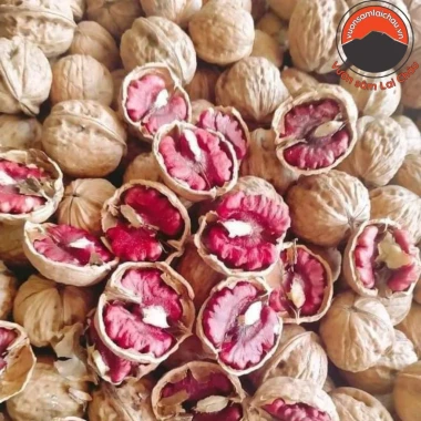 Hạt óc chó đỏ Mỹ nguyên vỏ (500g, 1kg), hạt quả óc chó hữu cơ loại 1 chưa tách vỏ, nhân óc chó đỏ mỹ, vàng làm sữa hạt 4